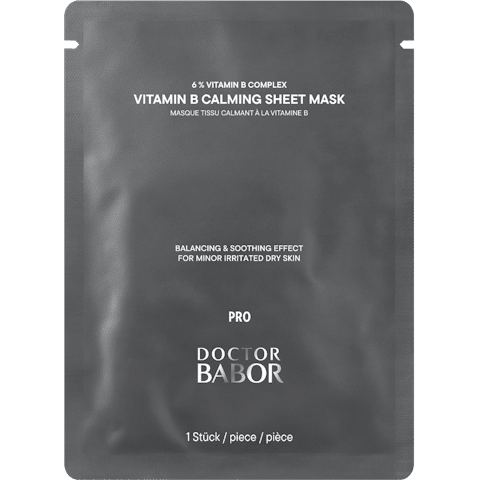 DOCTOR BABOR PRO Vitamin B Calming Sheet Mask schoonheidsinstituut.nl DOCTOR BABOR PRO Vitamin B Calming Sheet Mask schoonheidsinstituut.nl